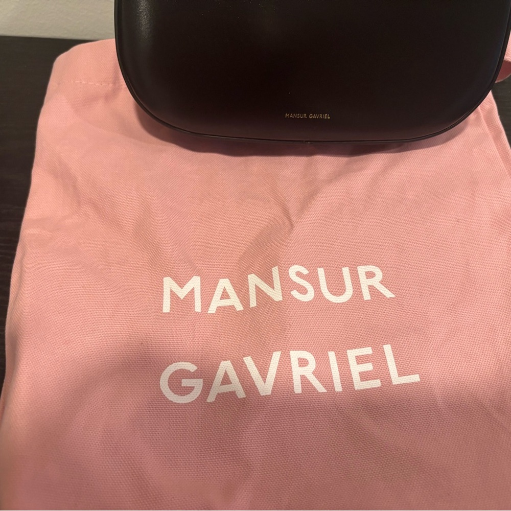 NWT Mini BonBon Leather Shoulder Bag Mansur Gavriel in Black -Retails for $395 - Picture 5 of 10